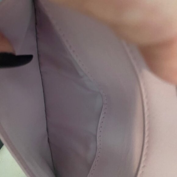 Coach Signature Checkbook Cover Tan & Bronze Pink Interior - Picture 6 of 7